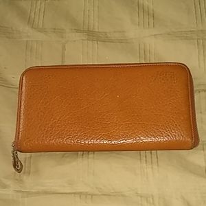 Light brown/tan leather wallet